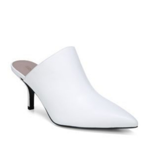 DIANE VON FURSTENBERG Leather Mules - Picture 1 of 5